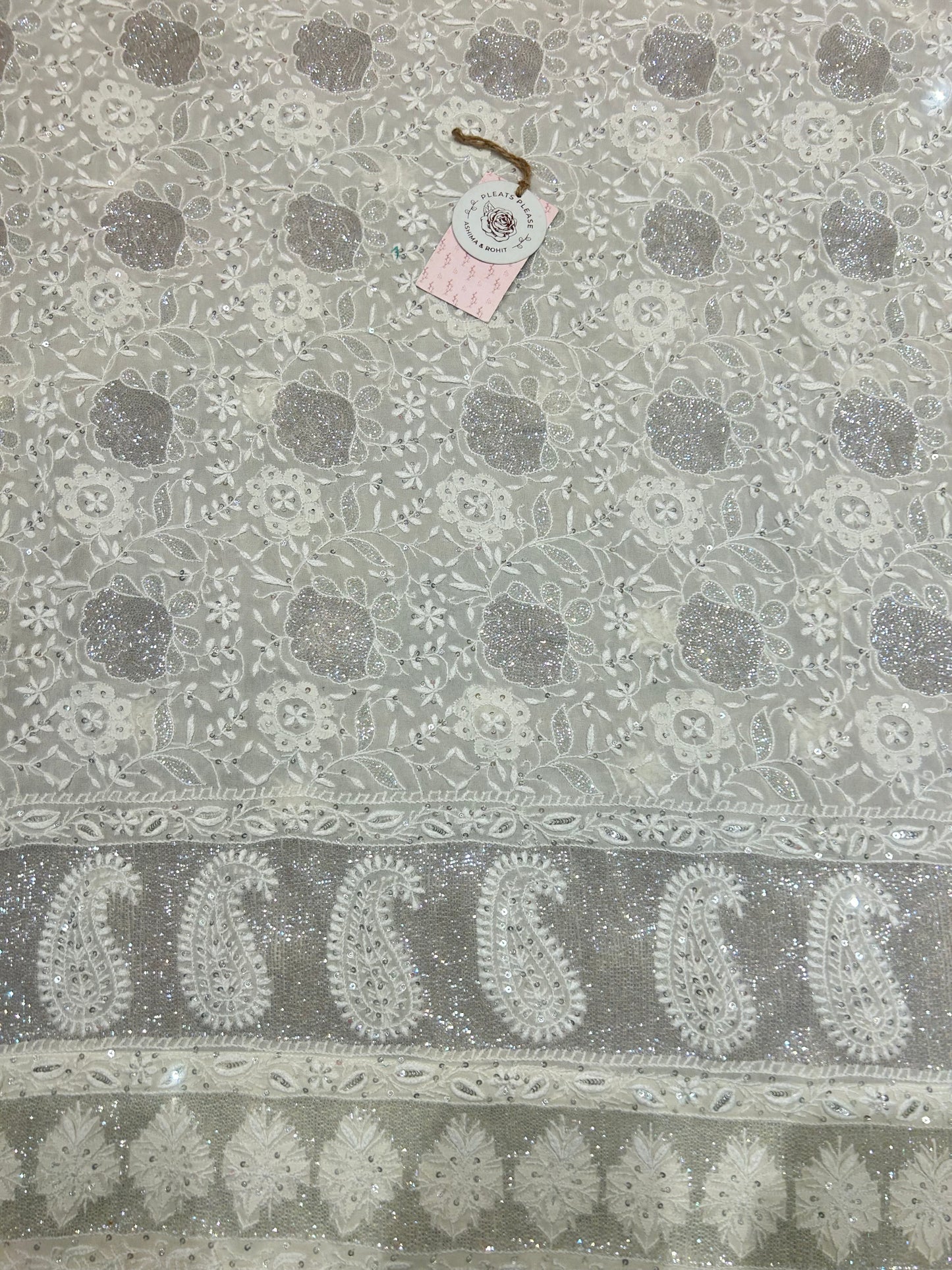 Dyeable Pure Georgette Kurta & Dupatta Set