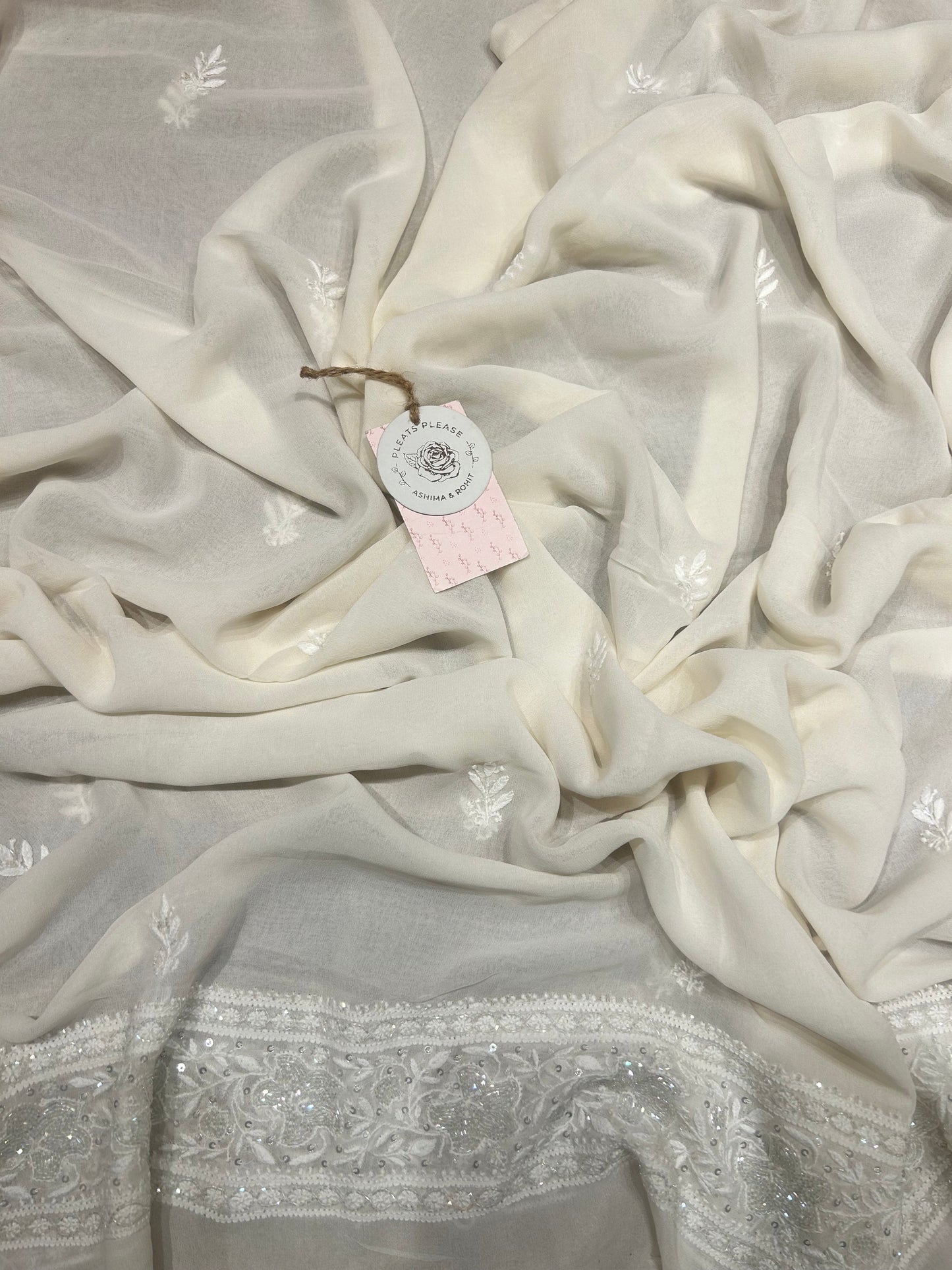 Dyeable Pure Georgette Kurta & Dupatta Set