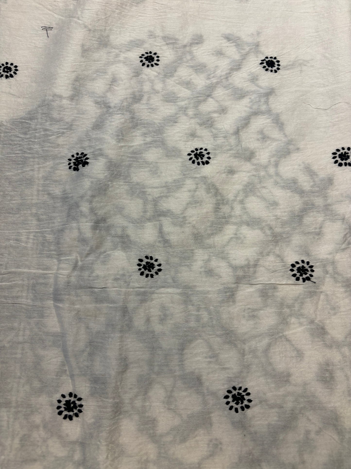 Dyeable Chanderi Silk Chikankari Men's Kurta Fabric
