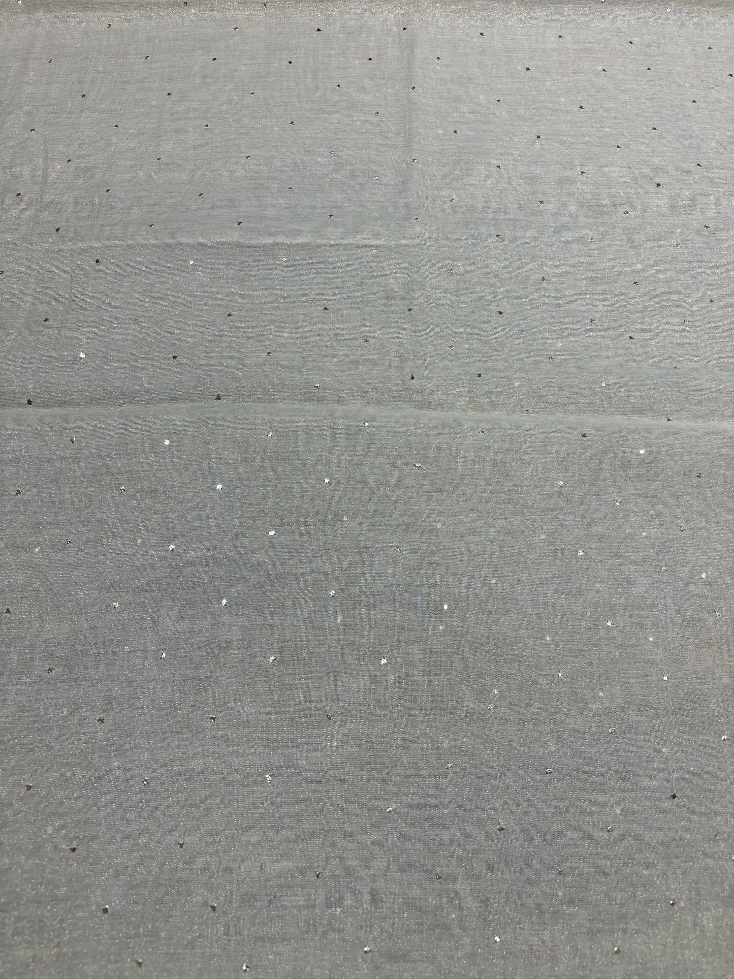 Dyeable Silver Pure Tissue Badla Kurta and Dupatta Fabric